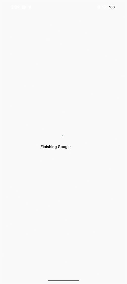 アプリ使用開始の準備中・・・