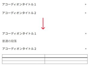 アコーディオンOpen/Close